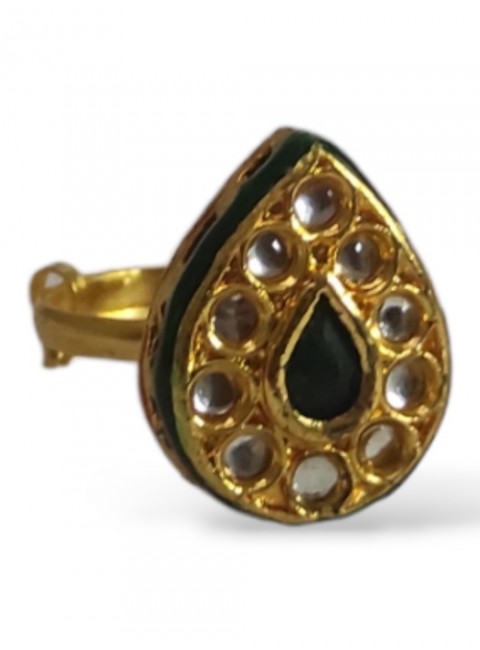 Kundan Finger Ring